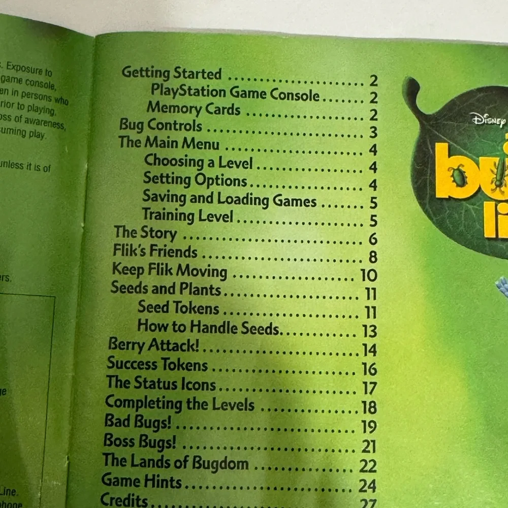 A Bug's Life (Sony PlayStation 1, 1998) PS1 Complete With Manual -